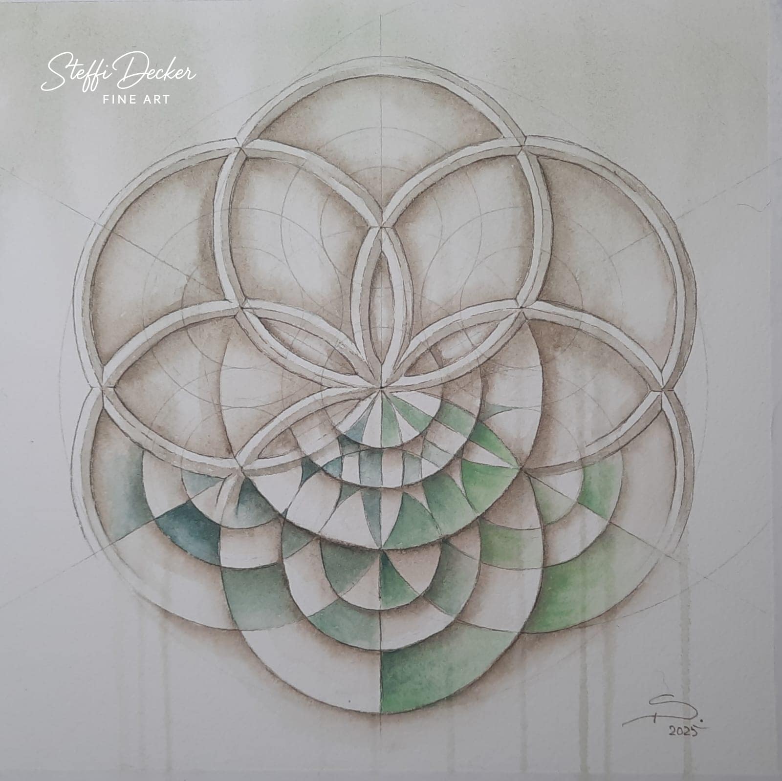 Mandala Nr. 20 – Kunstdruck von Steffi Decker
