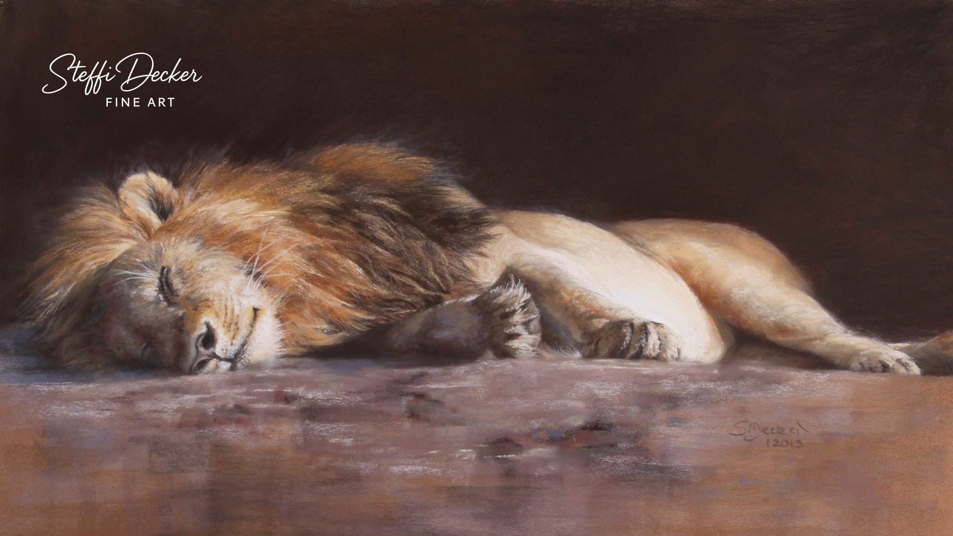 Der Schlafende – Kunstdruck von Steffi Decker